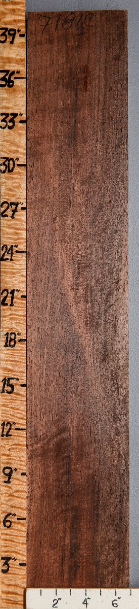 5A Marbled Claro Walnut Lumber 6"7/8 X 40" X 7/4 (NWT-7181C)
