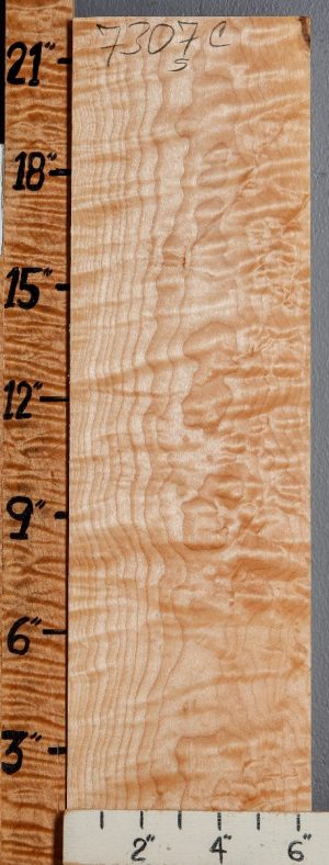 Musical Quilted Maple Block 6"1/4 X 22" X 2"1/4 (NWT-7307C)