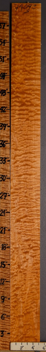 Musical Quilted Maple Lumber 5"1/4 X 60" X 4/4 (NWT-7409C)