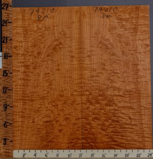 Musical Quilted Maple Microlumber Bookmatch 24"1/2 X 26" X 1/4 (NWT-7421C)