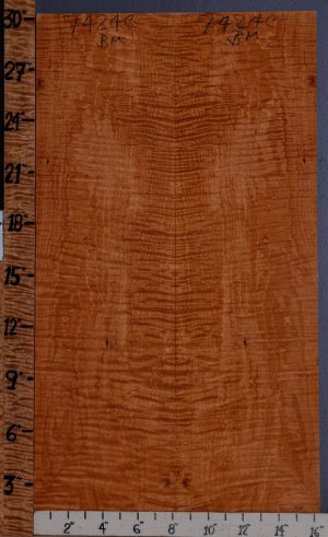 Musical Curly Maple Microlumber Bookmatch 16"1/4 X 30" X 1/4 (NWT-7424C)