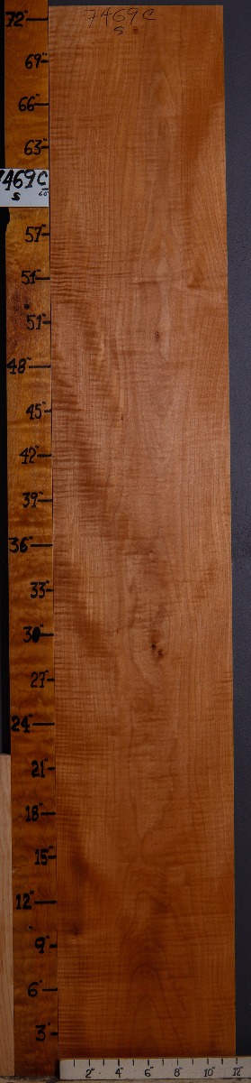 5A Curly Maple Lumber 12" X 72" X 4/4 (NWT-7469C)