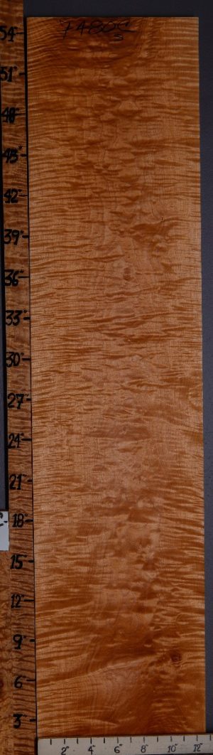 Musical Curly Maple Lumber 12"3/4 X 55" X 4/4 (NWT-7480C)