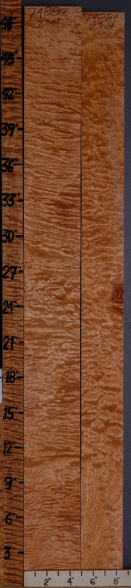 5A Quilted Maple 2 Board Set 8"1/2 X 48" X 4/4 (NWT-7488C)