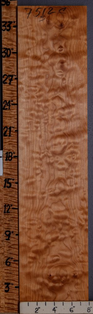 5A Quilted Maple Lumber 7"7/8 X 35" X 5/4 (NWT-7512C)