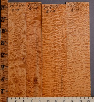 5A Quilted Maple 4 Board Set 20"1/2 X 24" X 4/4 (NWT-7672C)