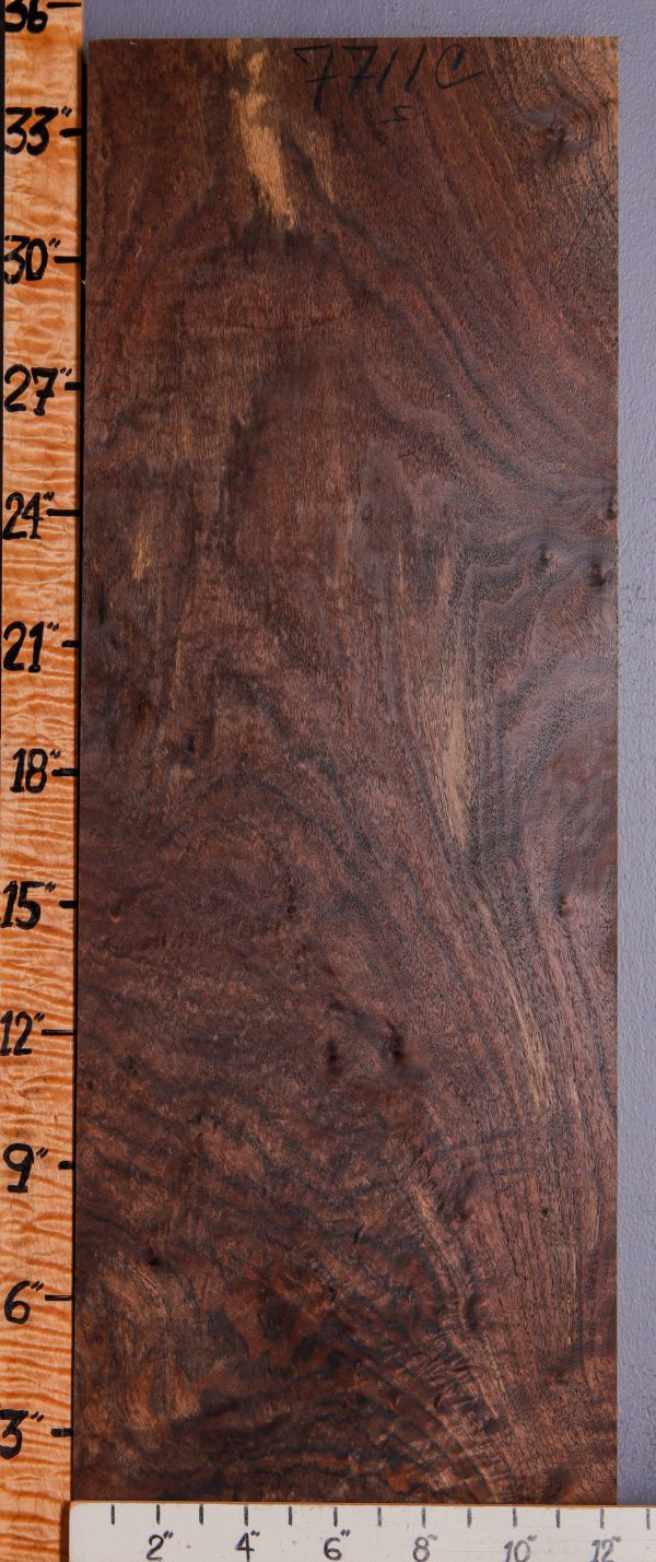 5A Marbled Claro Walnut Lumber 12"1/4 X 34" X 8/4 (NWT-7711C)