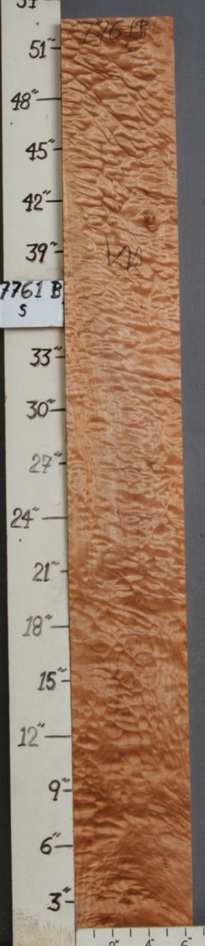 MUSICAL QUILTED MAPLE LUMBER 6"3/8 X 52" X 5/4 (NWT-7761B)