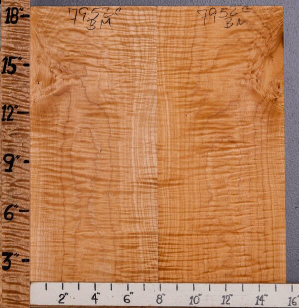 Musical Curly Maple Bookmatch Microlumber 15"3/4 X 18" X 1/4 (NWT-7952C) - Image 2