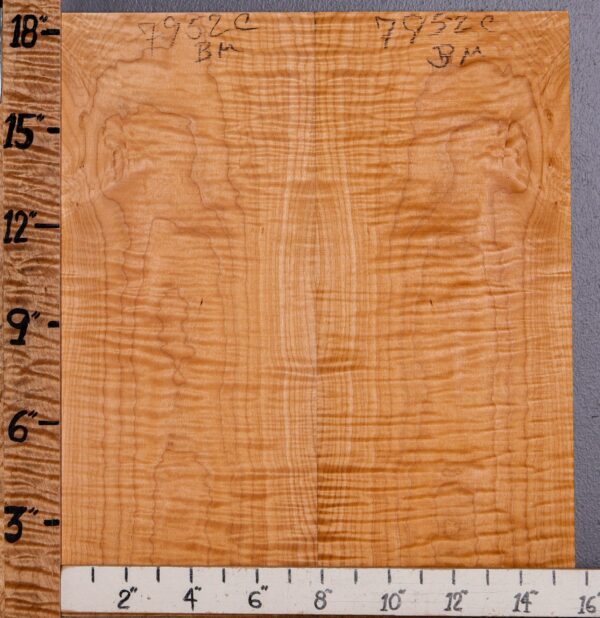 Musical Curly Maple Bookmatch Microlumber 15"3/4 X 18" X 1/4 (NWT-7952C)