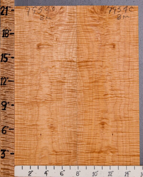 Musical Curly Maple Bookmatch Microlumber 15"3/4 X 21" X 1/4 (NWT-7954C) - Image 2