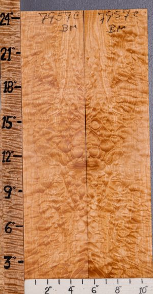 Musical Quilted Maple Bookmatch Microlumber 11" X 24" X 1/4 (NWT-7957C)