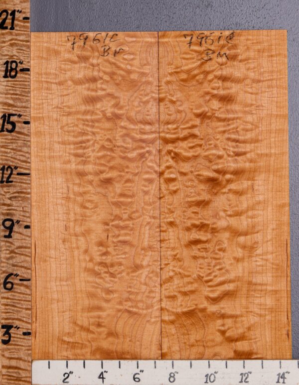 Musical Quilted Maple Bookmatch Microlumber 14"3/4 X 20" X 1/4 (NWT-7961C) - Image 4