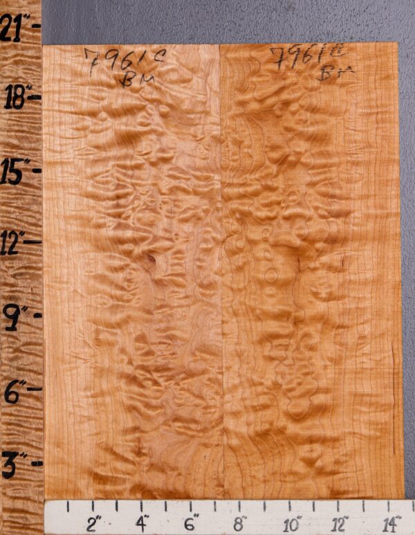 Musical Quilted Maple Bookmatch Microlumber 14"3/4 X 20" X 1/4 (NWT-7961C) - Image 3