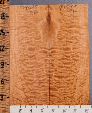 Musical Quilted Maple Bookmatch Microlumber 14"3/4 X 20" X 1/4 (NWT-7962C)