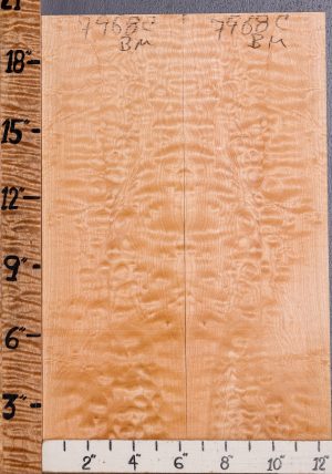 Musical Quilted Maple Bookmatch Microlumber 12"1/2 X 20" X 1/4 (NWT-7968C)