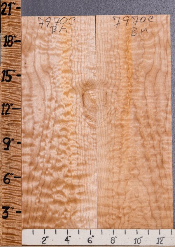 Musical Quilted Maple Bookmatch Microlumber 13" X 20" X 1/4 (NWT-7970C) - Image 3