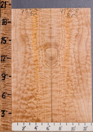 Musical Quilted Maple Bookmatch Microlumber 13" X 20" X 1/4 (NWT-7970C)
