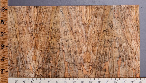5A Spalted Curly Maple Microlumber 5 Board Set 32" X 18" X 1/4 (NWT-8010C)