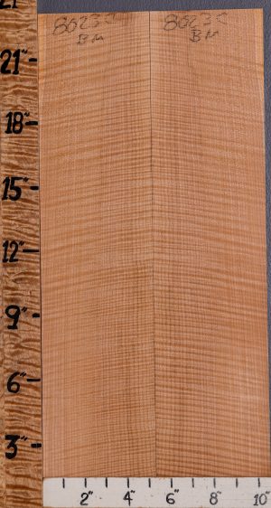Musical Curly Maple Bookmatch Microlumber 10"1/2 X 23" X 1/8 (NWT-8023C)