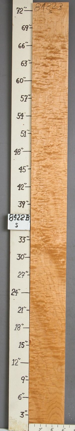 MUSICAL QUILTED MAPLE LUMBER 6"1/8 X 73" X 4/4 (NWT-8422B)