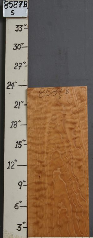 QUILTED MAPLE BLOCK 9" X 23" X 1"1/4 (NWT-8587B)