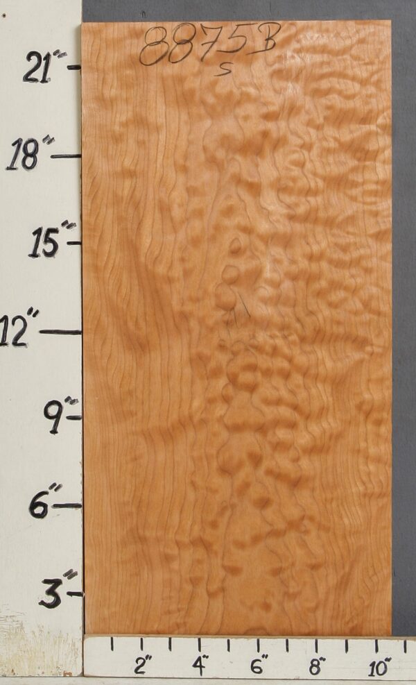 AAAAA QUILTED MAPLE BLOCK 10"1/2 X 22" X 1"1/4 (NWT-8875B) - Image 2