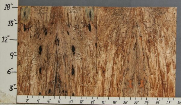 AAAAA SPALTED MAPLE MICROLUMBER 4 BOARD SET 29"1/4 X 18" X 3/8 (NWT-9075B)