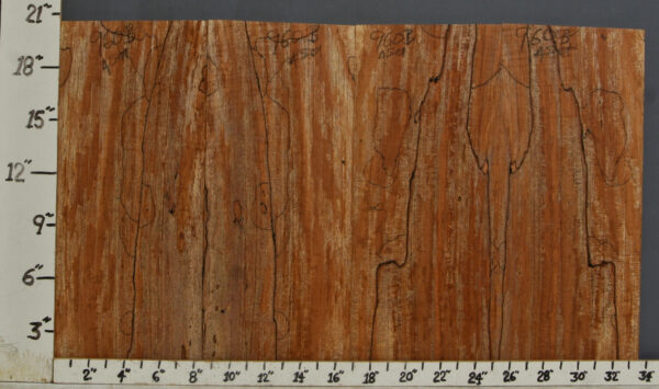 AAAAA SPALTED MAPLE MICRO LUMBER 4 BOARD SET 33"1/2 X 20"1/2 X 1/2 (NWT960B)