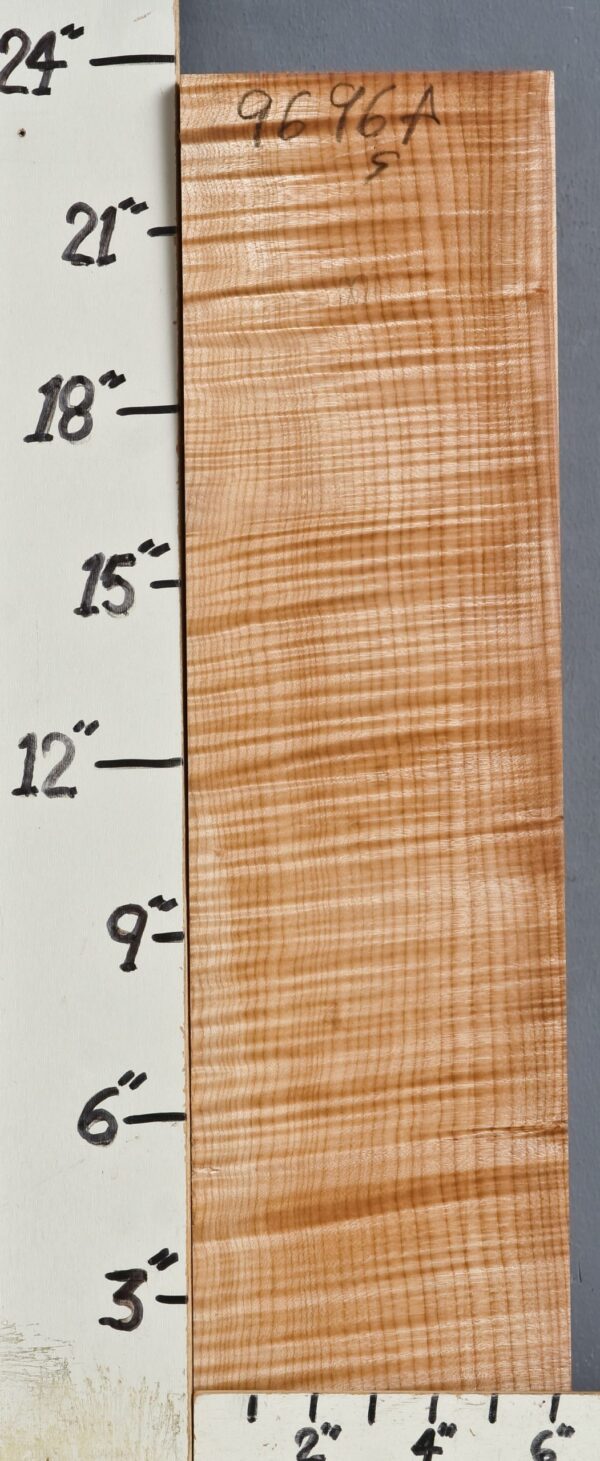 MUSCIAL CURLY MAPLE BILLET 6"1/4 X 23"1/2 X 2" (NWT9696A)