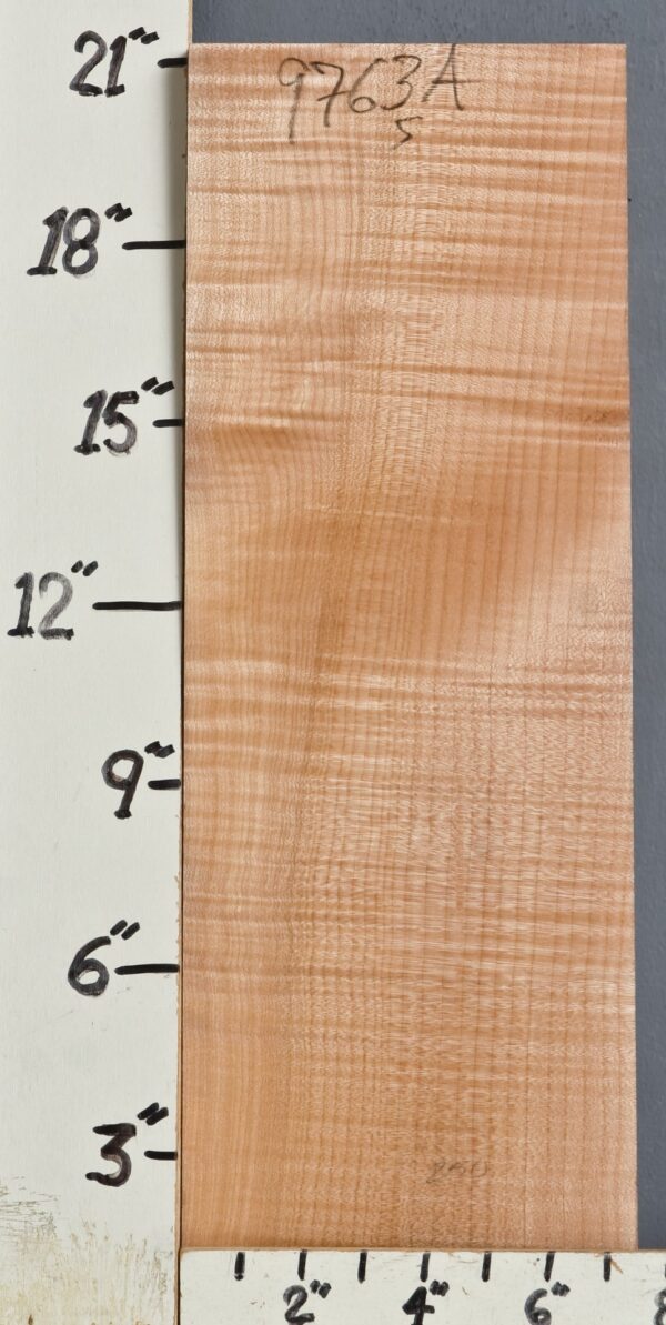 MUSICAL CURLY MAPLE BILLET 7"1/4 X 21" X 2"3/8 (NWT9763A)