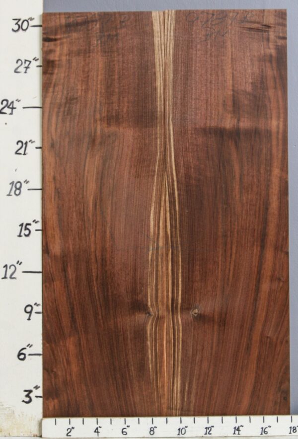 AAAAA MARBLED CLARO WALNUT BOOKMATCH 17"7/8 X 30" X 3/4 (NWT-9787B)