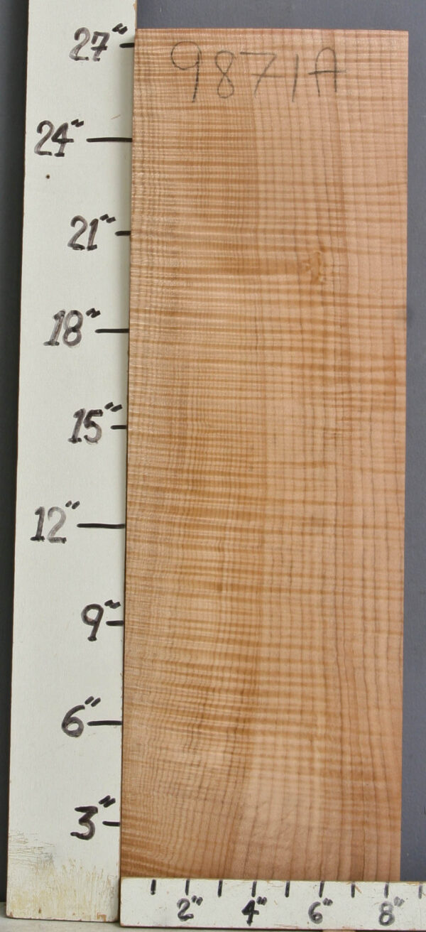 MUSICAL CURLY MAPLE BILLET 8"1/2 X 27"1/4 X 1"7/8 (NWT9871A)