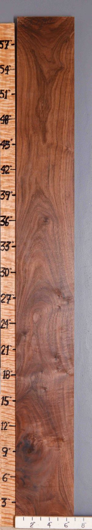 5A Marbled Claro Walnut Lumber 6"3/4 X 60" X 4/4 (NWT-8091C)