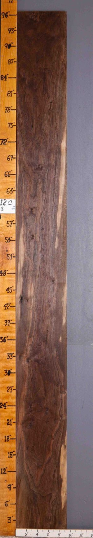 4A Marbled Claro Walnut Lumber 9"1/4 X 96" X 4/4 (NWT-8112C)