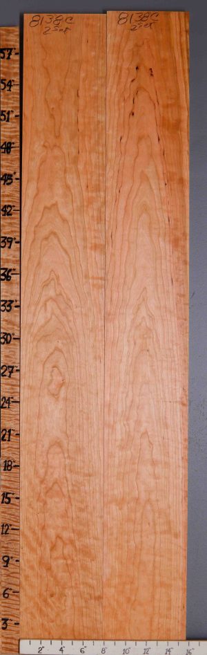 5A Curly Cherry Lumber 2 Board Set 15"3/4 X 60" X 5/4 (NWT-8138C)
