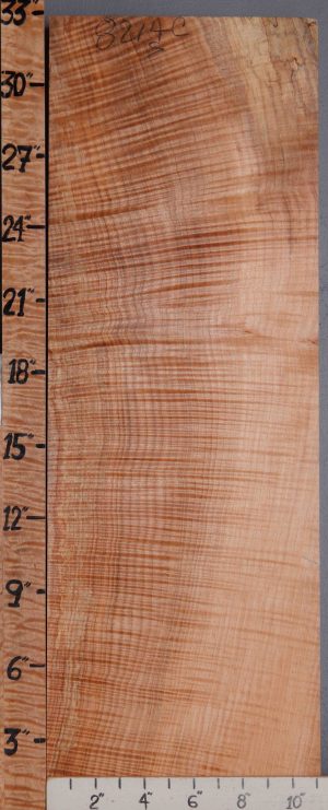 5A Curly Spalted Maple Block 11" X 32" X 1"3/4 (NWT-8214C)