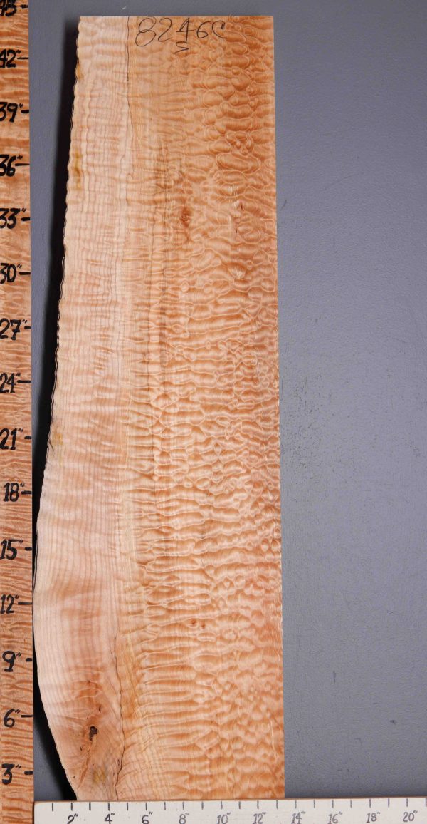 Musical Quilted Maple Block with Live Edge 8"1/2 X 44" X 2" (NWT-8246C)