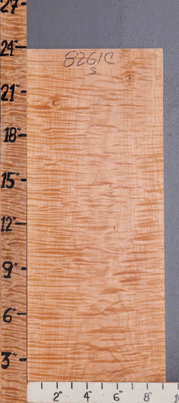 Musical Curly Maple Billet 9"1/8 X 23" X 1"1/4 (NWT-8261C)