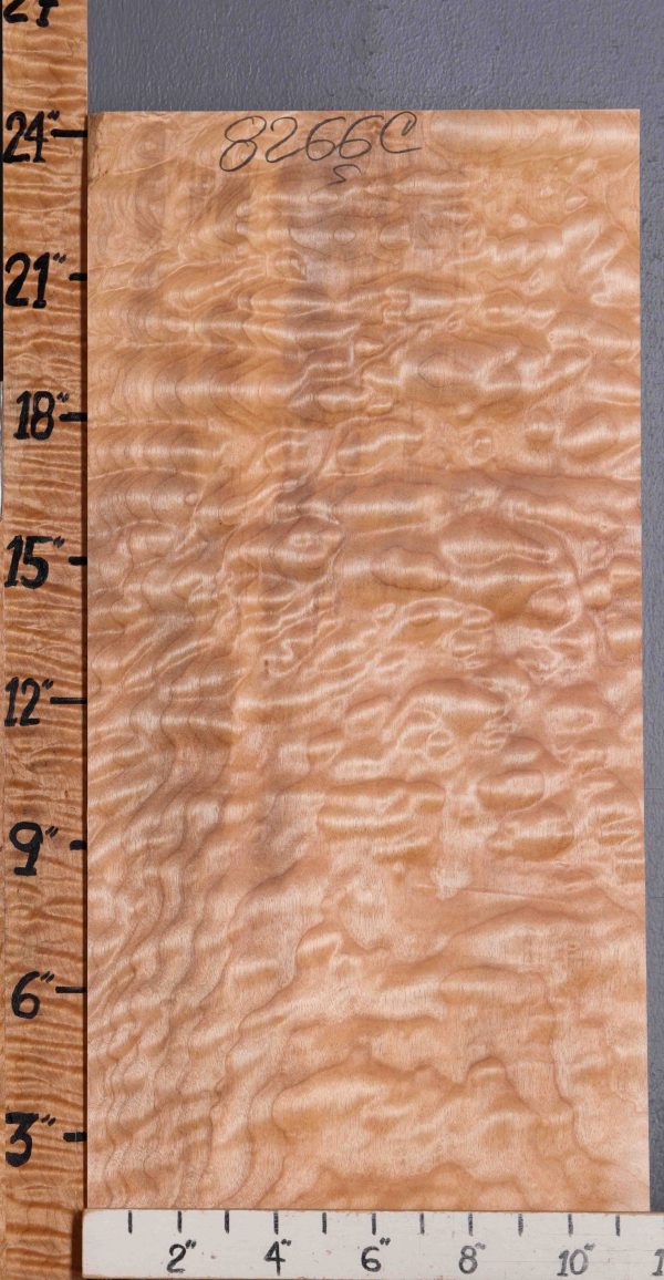 Musical Spalted Quilted Maple Billet 11"1/2 X 24" X 1"7/8 (NWT-8266C)