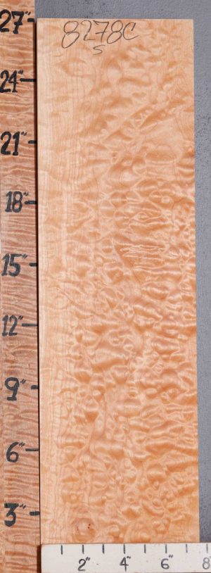 Musical Quilted Maple Block 7"5/8 X 26" X 1"3/4 (NWT-8278C)