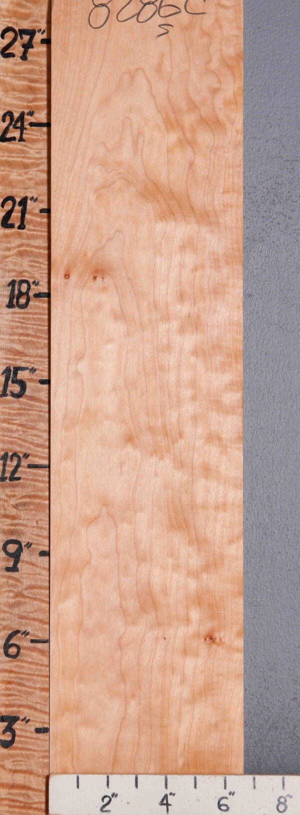 5A Quilted Maple Block 6"5/8 X 28" X 1"3/4 (NWT-8286C) - Image 2