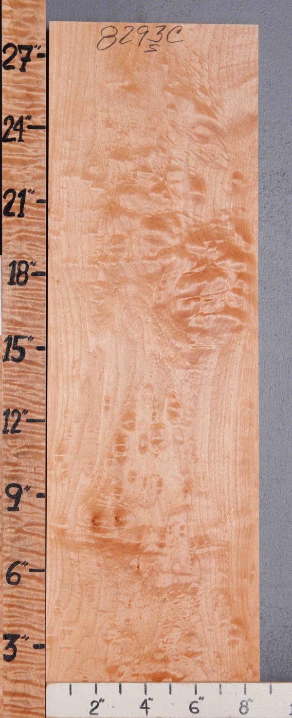 Musical Quilted Maple Block 8"1/2 X 28" X 1"1/4 (NWT-8293C)