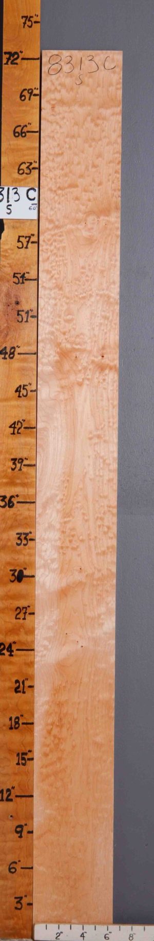 5A Quilted Maple Lumber 6"2/4 X 73" X 4/4 (NWT-8313C)