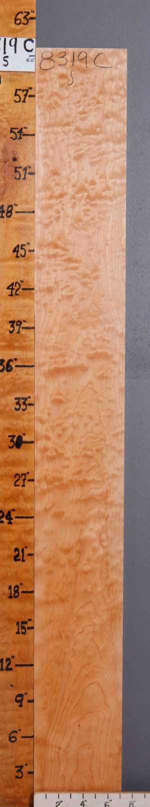 5A Quilted Maple Lumber 7"1/4 X 60" X 4/4 (NWT-8319C)