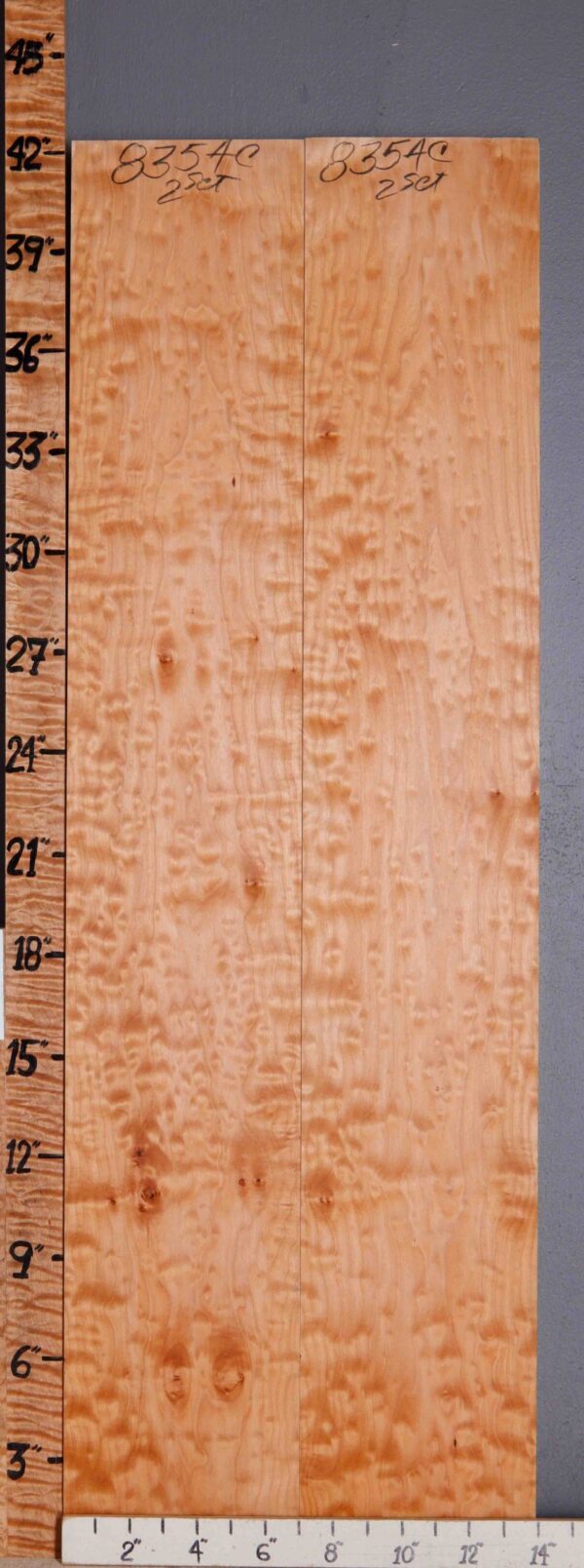 5A Quilted Maple 2 Board Set Lumber 14" X 42" X 5/4 (NWT-8354C) - Image 2