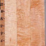5A Curly Maple 2 Board Set Lumber 16"1/2 X 24" X 4/4 (NWT-8405C)
