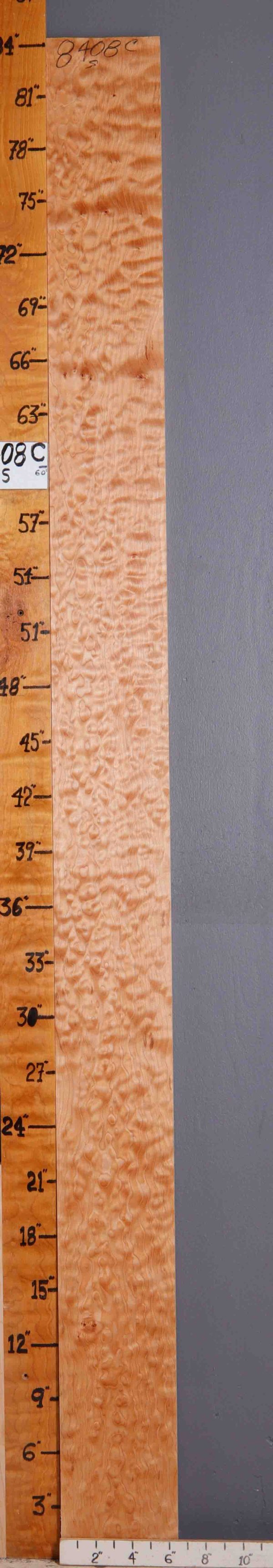 4A Quilted Maple Lumber 6"3/8 X 84" X 7/4 (NWT-8408C)
