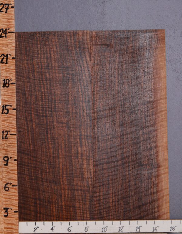 Musical Curly Claro Walnut Microlumber 2 Board Set 17"3/4 X 24" X 1/8 (NWT-8483C)