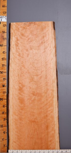 5A Curly Cherry Lumber with Live Edge 20" X 58" X 5/4 (NWT-8520C)